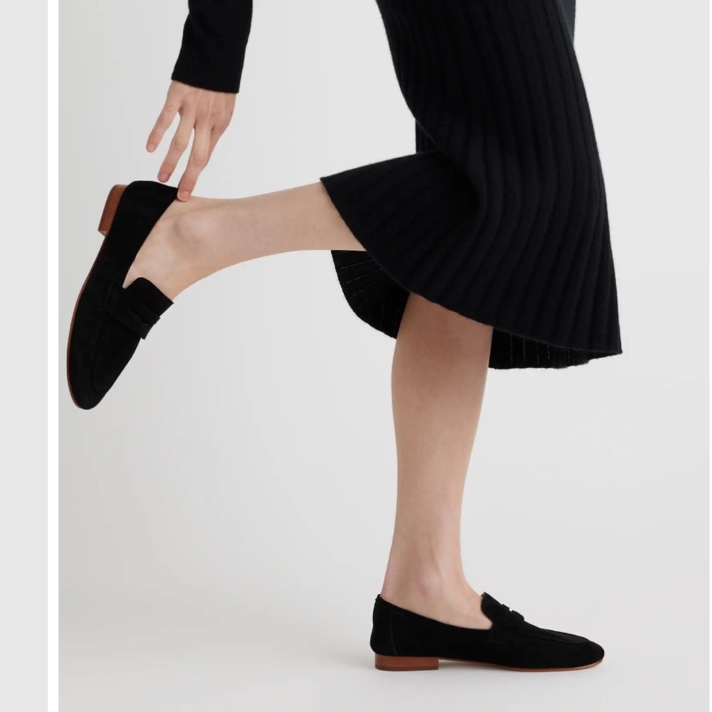 Italian Suede Penny Loafer